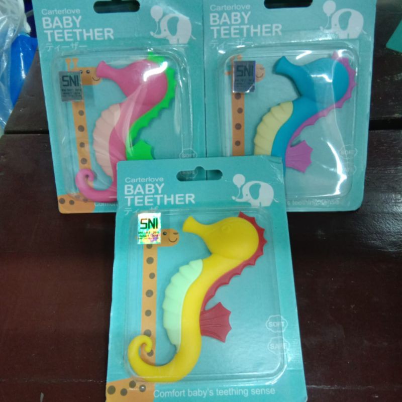 Teether Mainan gigitan bayi bentuk buah BPA Free