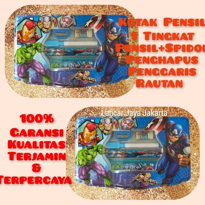 

Tempat Kotak Pensil Stationery Set Alat Tulis Anak Sekolah Avengers