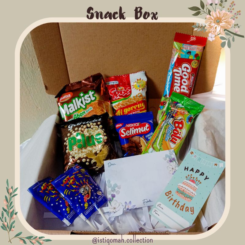 

Hampers Gift Box Snack | Hampers ultah | Hampers Graduation