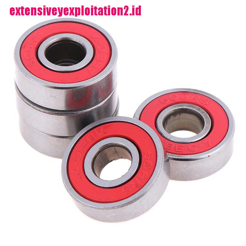 &lt; E2id &amp; &gt; 5Pcs Bola Bearing Skateboard Abec-7 608RS 8x22 X 7mm