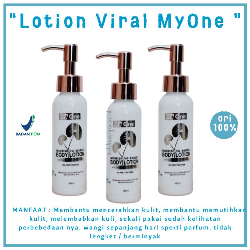 Myone Bodylotion dijamin ORIGINAL 100% ( BPOM )