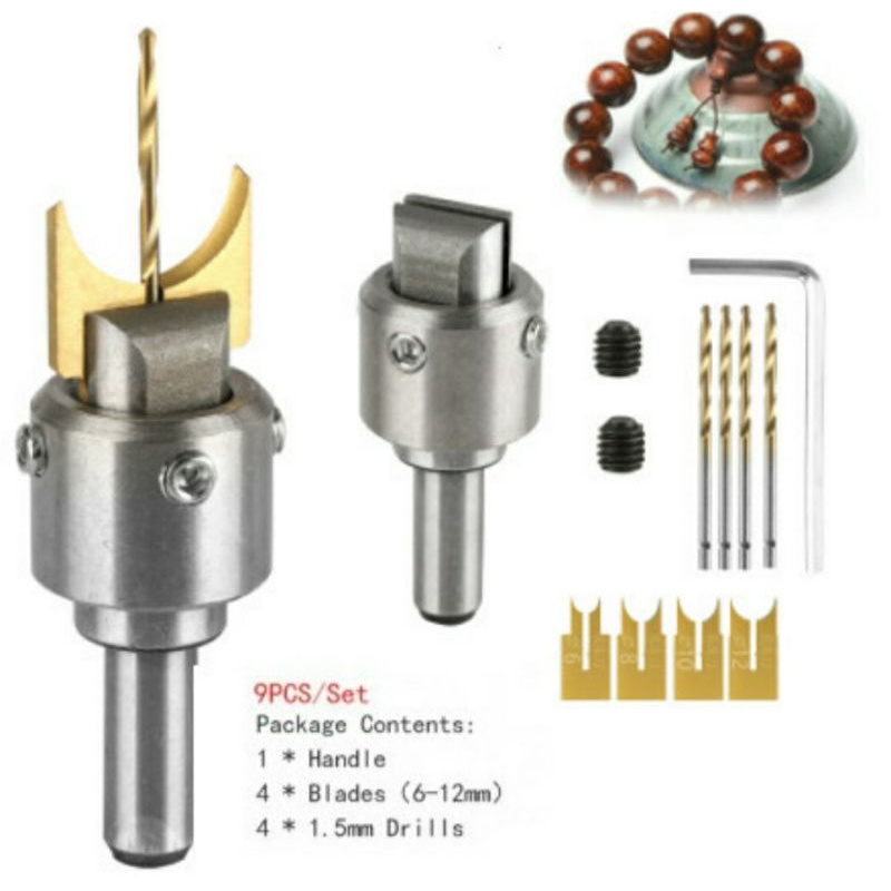 Mata Bor Drill Bit Tasbih Beads Drill 6 - 12 mm Shank Bor Kayu