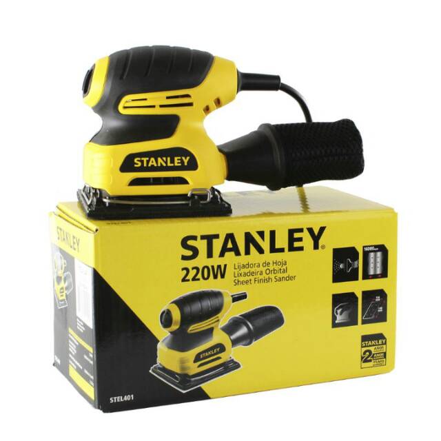 Mesin Amplas Stanley ( STEL401-B1 ) 220W - 1/4" Sheet Sander Stanley