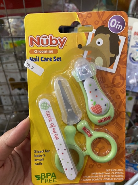 Nuby grooming nail care set