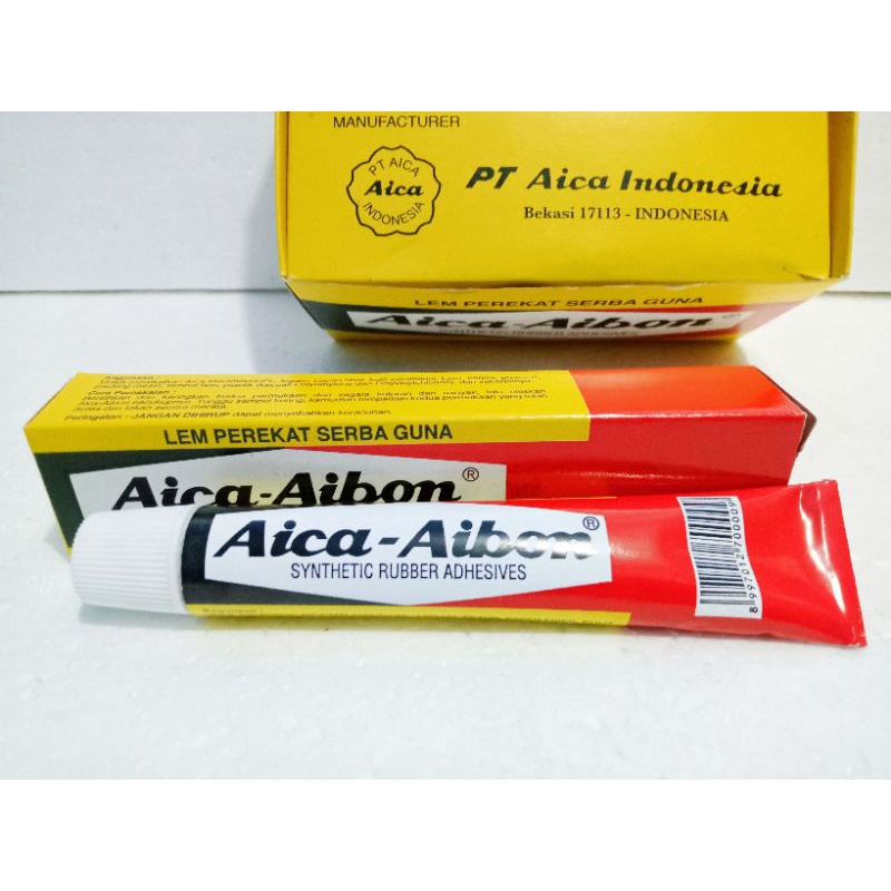 LEM AICA AIBON ORIGINAL 18gr dan 40gr TUBE/100% ORIGINAL