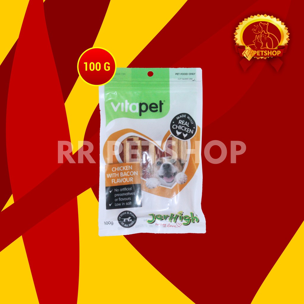 Snack Anjing Cemilan Anjing Vita pet Jerhigh 100 Gram