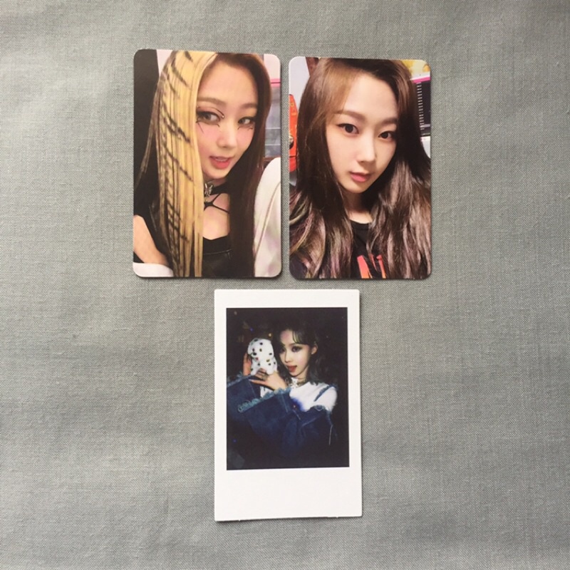aespa girls album photocard giselle polaroid winter aespa girls