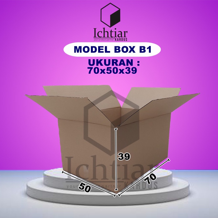 

Karton / Kardus / Box Packing Jumbo Ukuran 70X50X39 Cm 028