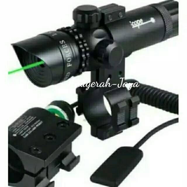 LASER SCOPE NYALA HIJAU