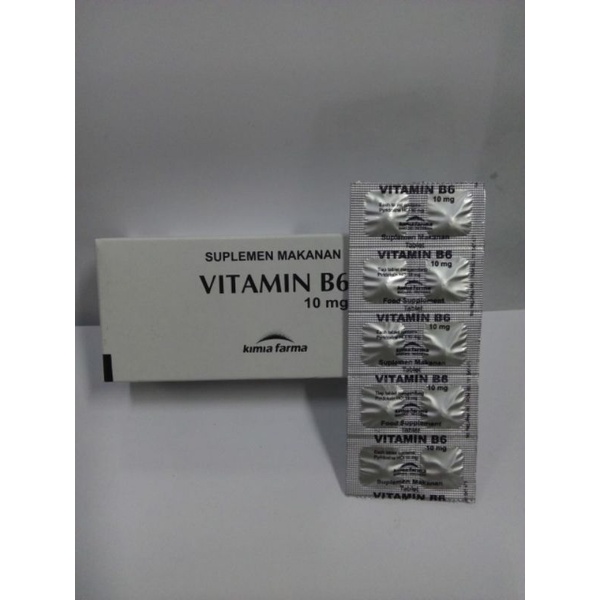 Vitamin B6 10mg Tablet 10's - Kimia Farma