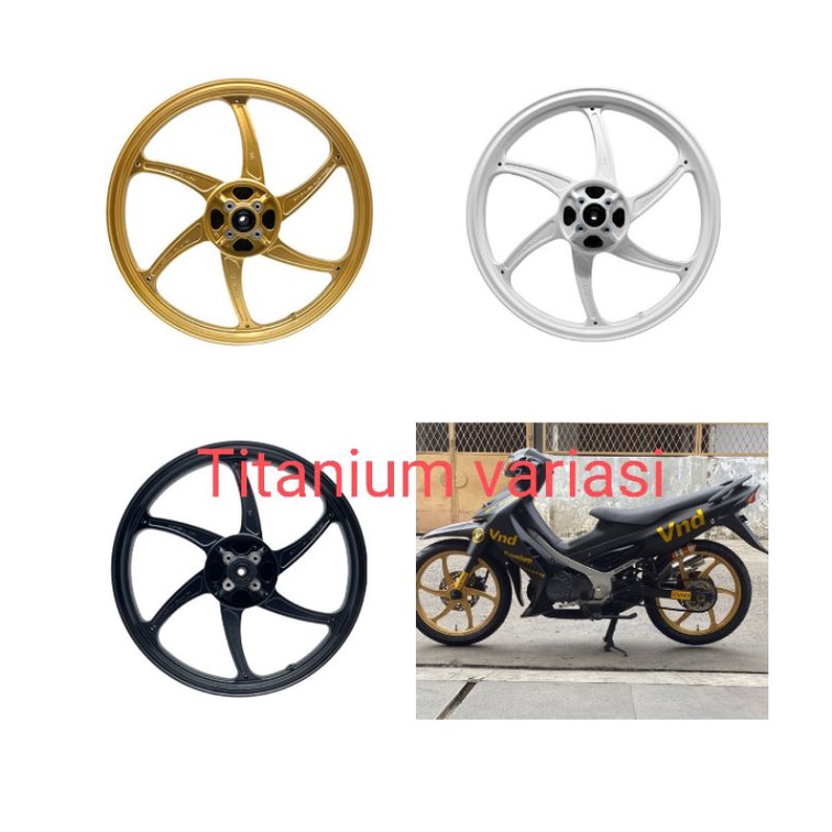 Velg Racing VND Six Star Suzuki Satria 2 Tak Hiu / Lumba 160/160-17
