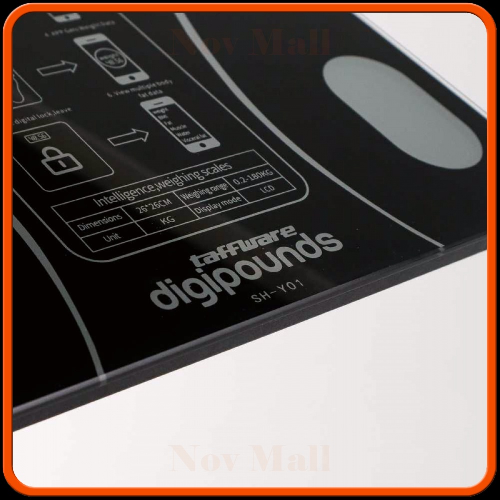 Taffware Digipounds Timbangan Badan Digital Health Scale 180KG SH-Y01