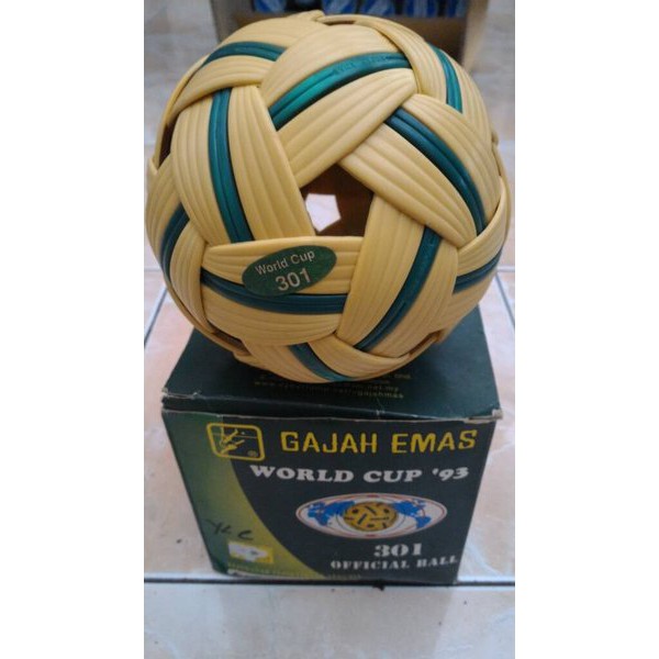 Bola Sepak Takraw Gajah Emas World Cup 301 Original