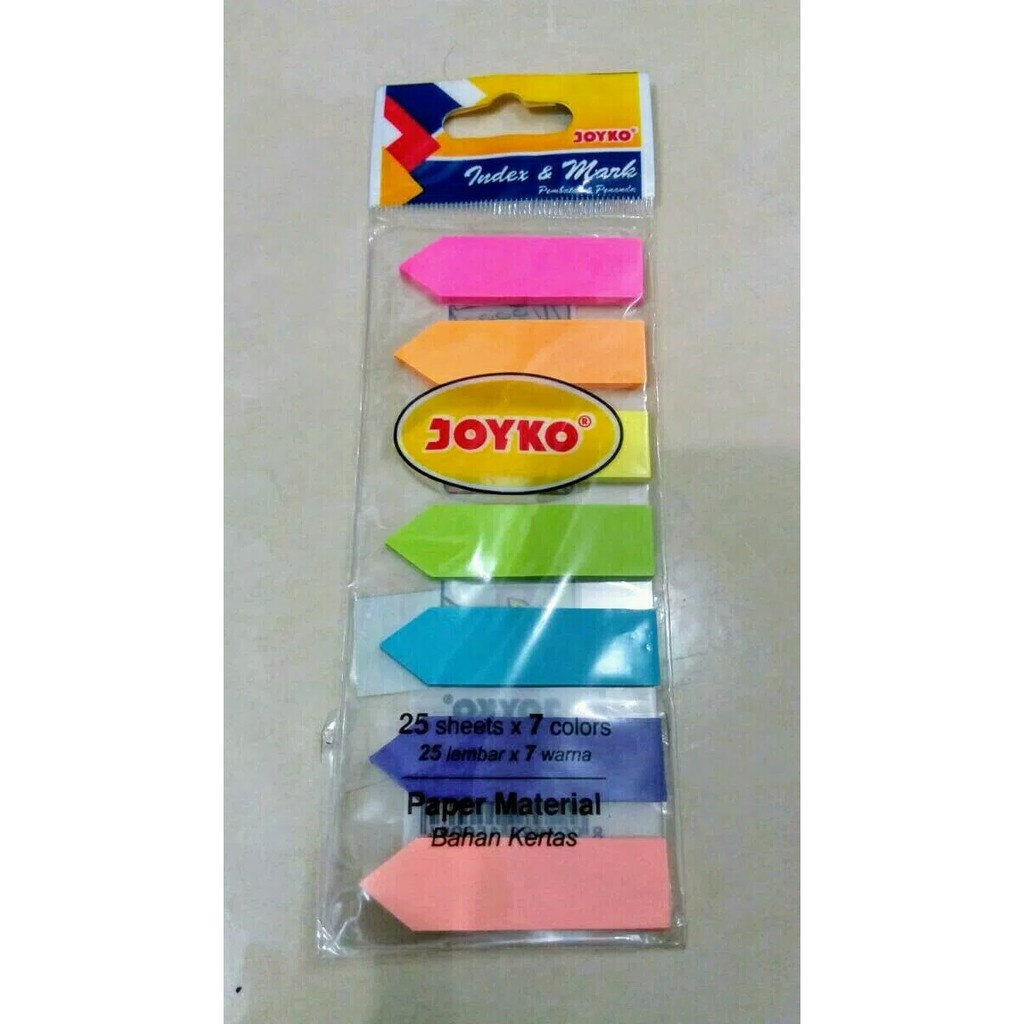 

RUMAH COD-MARK / INDEX / MEMO PEMBATAS BUKU JOYKO KERTAS IM 33 GROSIR TERMURAH