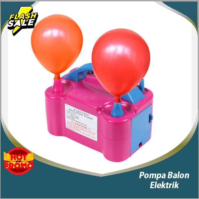 Pompa Balon Elektrik Listrik Peniup Balon Otomatis Mainan Anak Ballon Ping Tiupan Balon Import Aman