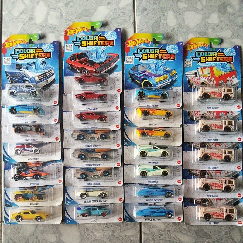 Jual Hot wheels Color Shifters Piranha Teror Mitsubishi Lancer