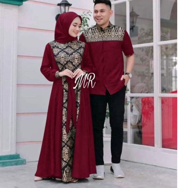 Sangat Nyaman.. Gamis Batik Kombinasi Polos Terbaru 2022 Modern Couple Baju Muslim Pasangan Berkualitas Murah Busana Muslim Pasangan Gamis Set Baju Pasangan Baju Pasangan Suami Istri Terbaru Gamis Cople Pasangan Suami Istri Couple Pasangan Couple Suami Is