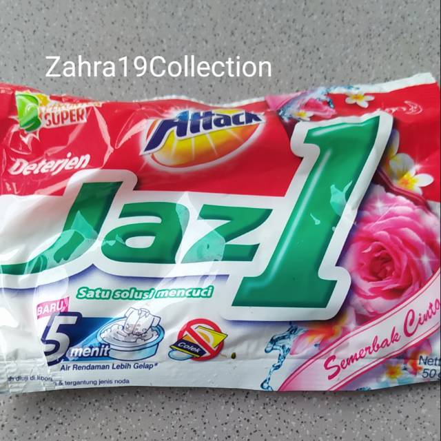

Deterjen Bubuk Jaz1 Dengan Aroma Semerbak Wangi Bunga 1pcs netto 50g