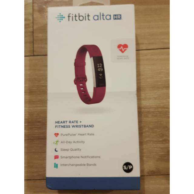 ORIGINAL  Fitbit Alta HR Activity Tracker ( Fucshia / Small )