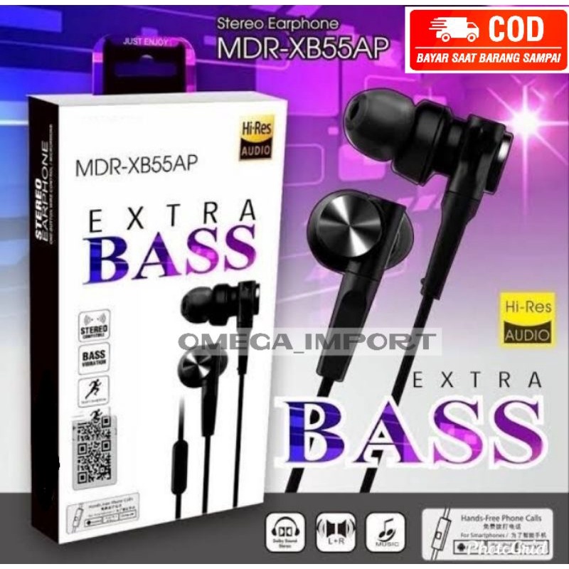 (OM) HF HEADSET MDR-XB55AP EXTRA BASS