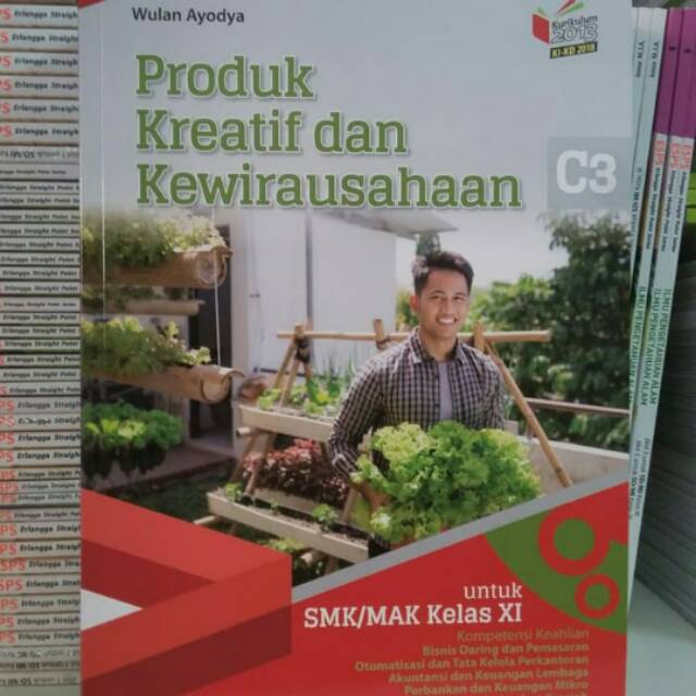 Buku Erlangga Produk Kreatif Kewirausahaan Smk Mak Kls Xi Kikd17 0056570340 Shopee Indonesia