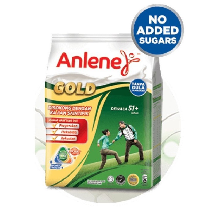 Susu Anlene Gold Malaysia 1kg Orang Tua Low Fat High Calcium Milk Powder Susu Bubuk Tinggi Kalsium Shopee Indonesia