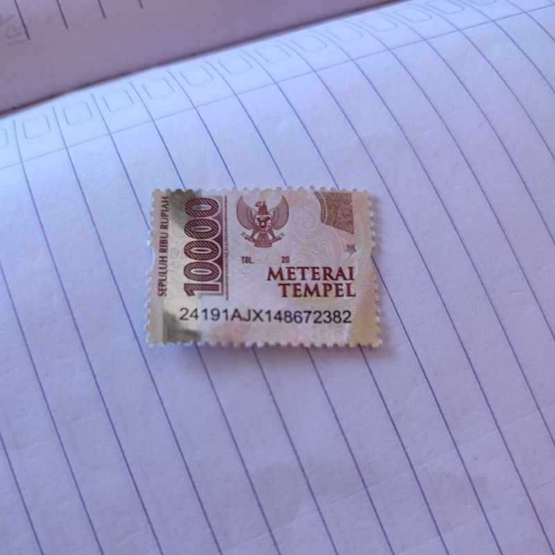 

Meterai Tempel 10000