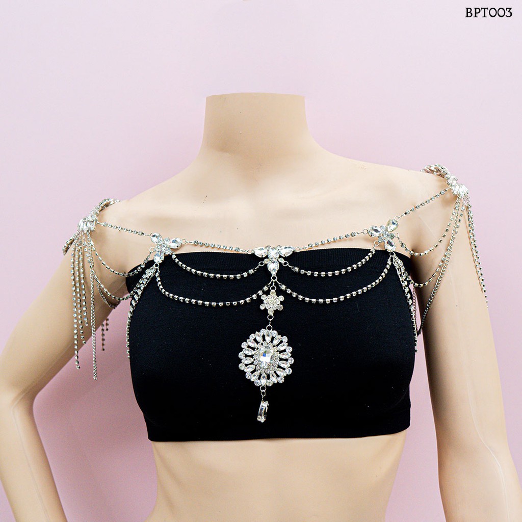 [READY STOCK] BRIDAL BOLERO CRYSTAL AKSESORIS PERNIKAHAN WANITA BPT003