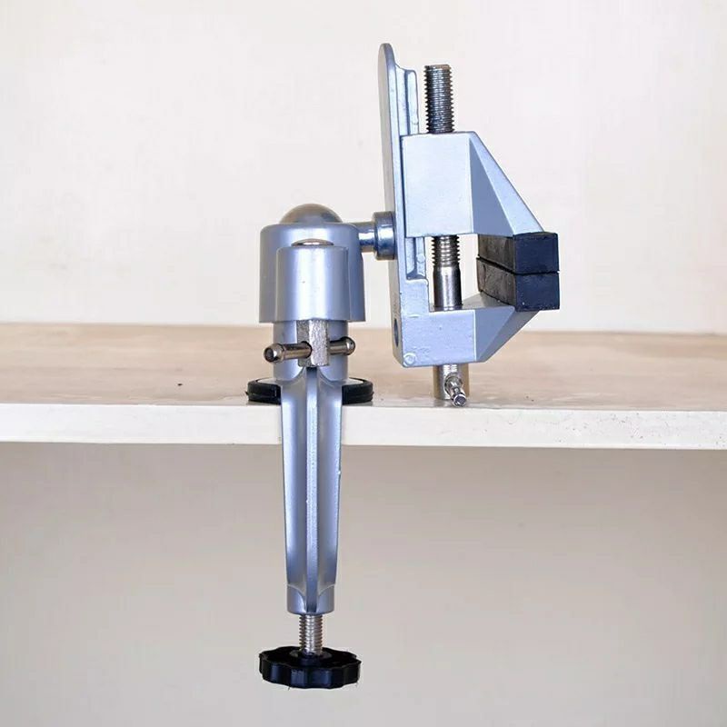 Klem Dudukan Mesin Bor Mini Grinder Clamp Vise Table Seni Kerajinan