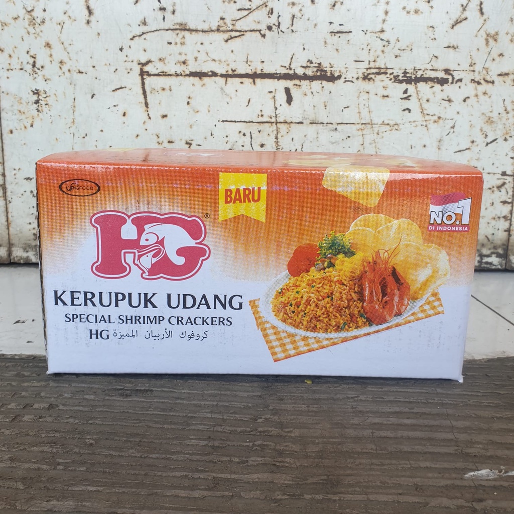 [Dus] Kerupuk Krupuk Udang  merk HG 10 packs x 250 gr - UHGD