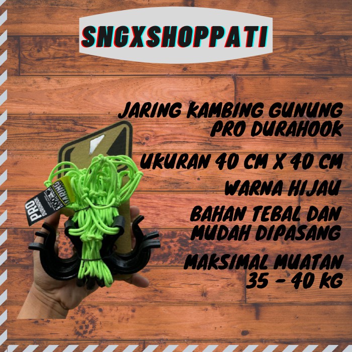

JARING KAMBING GUNUNG PRODURAHOOK HIJAU STABILO