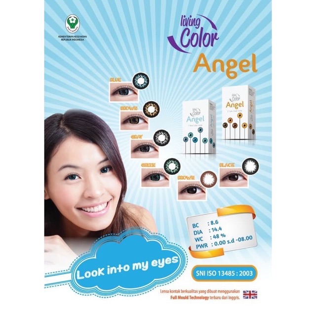 Softlens Living Color 1 tone Adore / Living Color Angel / Living Color Lovely