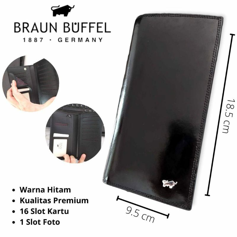 Dompet Pria Wanita Semi Ori Montblanc Lipat panjang kartu banyak