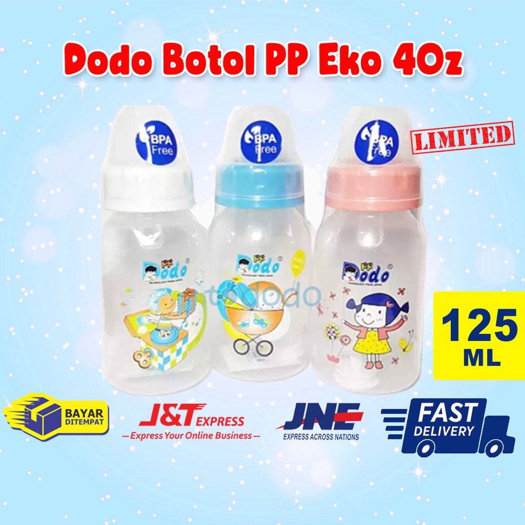 Dodo Botol PP Eko 4Oz-125ml / Botol Susu