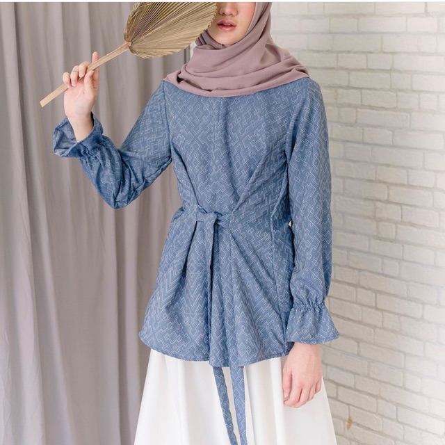 Songket blouse by Vanilla hijab