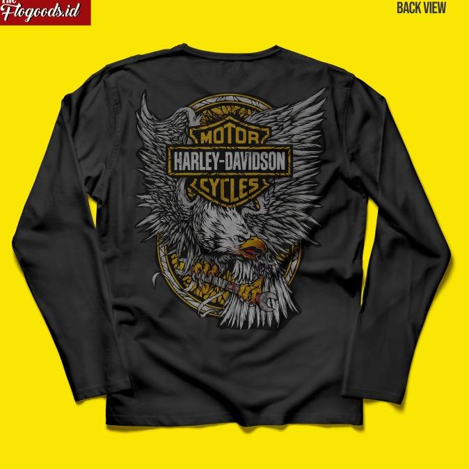 KAOS HARLEY DAVIDSON LENGAN PANJANG , ORIGINAL NEW STATES APPAREL