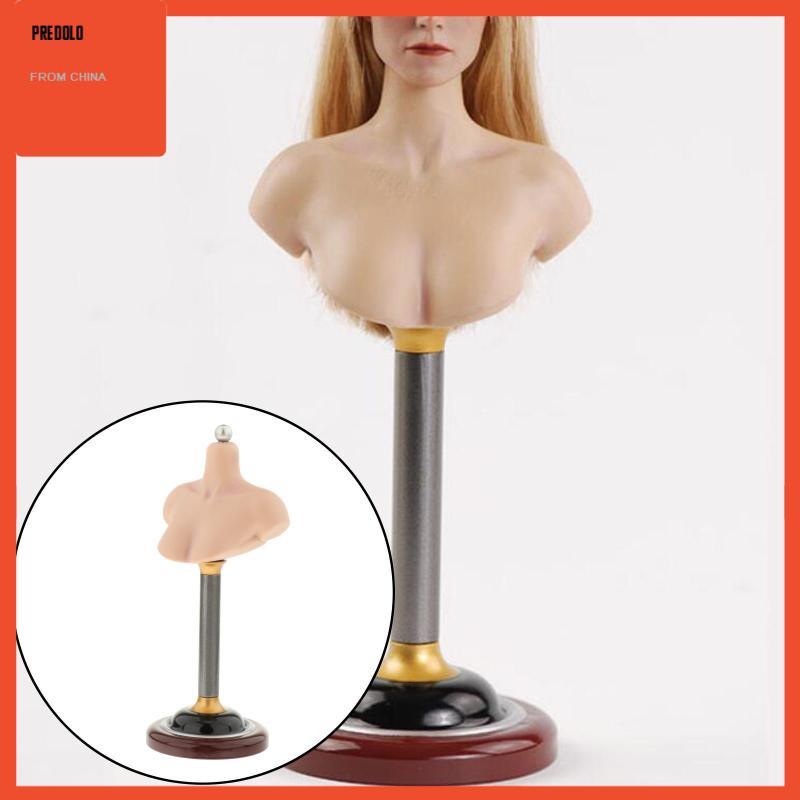 [In Stock] 1/6 Male Female Bust Stand Half Bust Base Stand Platform PVC Model for Wigs