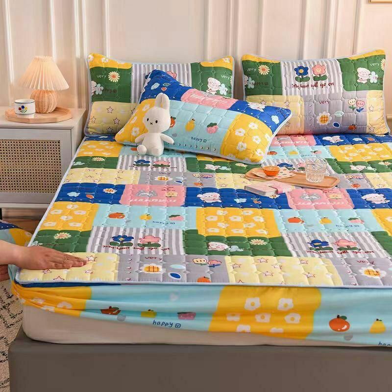 ZIKI SHOP Sprei Waterproof size 180X200-Kotak warna