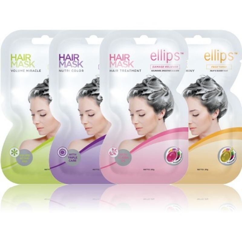 Ellips Hair Mask // Masker rambut ellips 20gr