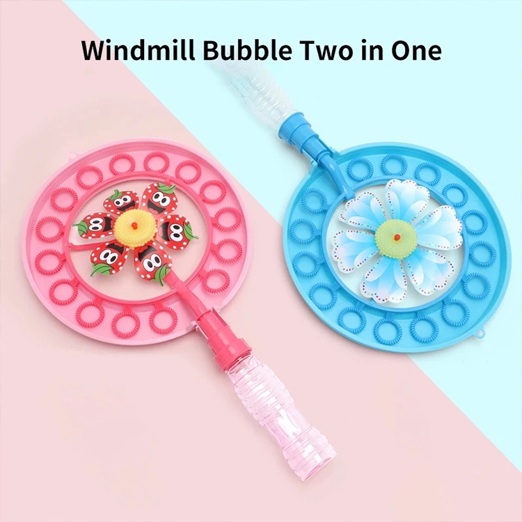 Mainan Gelembung Sabun Kincir Angin Maker Soap Bubble Outdoor Toys SH500