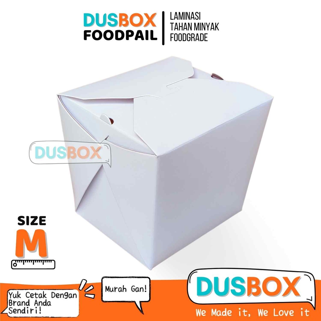 RICE BOX M / RICE BOX PAPER / KEMASAN RICE BOX / FOOD PAIL /BOX FOODPAIL / KEMASAN FOOD PAIL / FOOD 