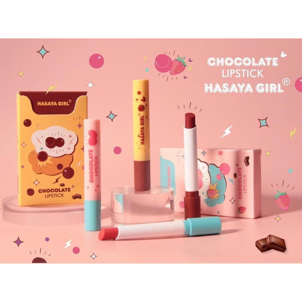 HASAYA GIRL VELVET CHOCOLATE LIPSTICK / LIPSTICK BATANG HASAYA GIRL