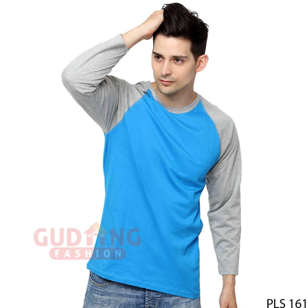 Kaos Raglan 2 Warna Lengan Panjang - PLS 161