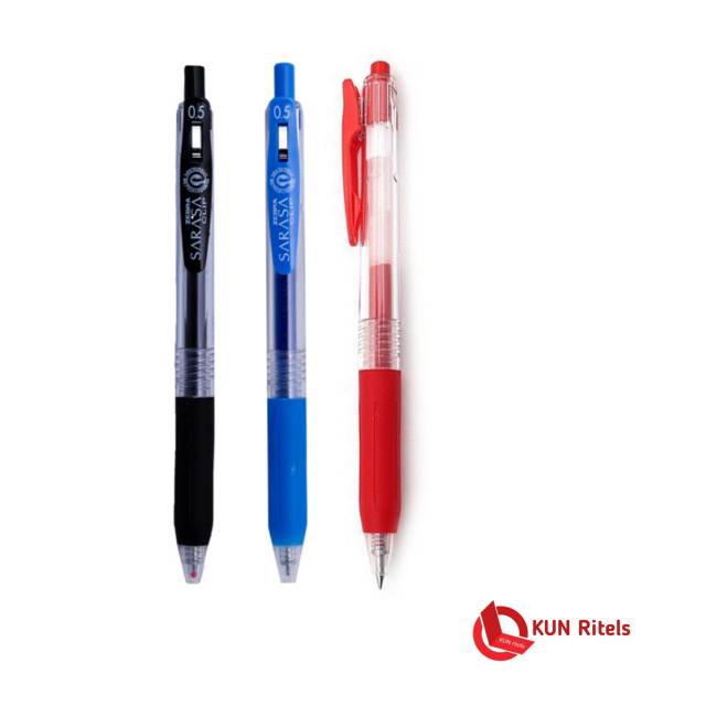 

Zebra Sarasa Clip 0.5 Black/ Blue / Red