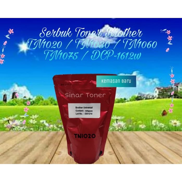 Serbuk Toner COMPATIBLE FOR TN1080 TN 1080 HL1201 HL1211 HL-1201 DCP-1616 1601 MFC-1901 1905 1911NW