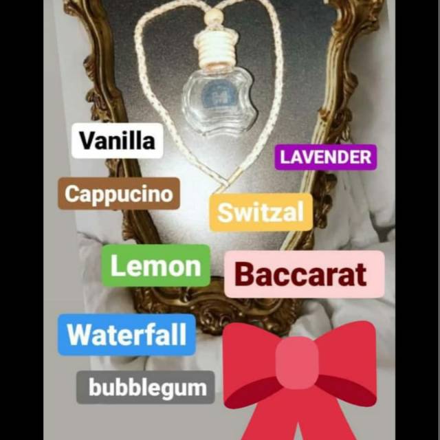 Pengharum mobil/ruangan (aroma terapi)