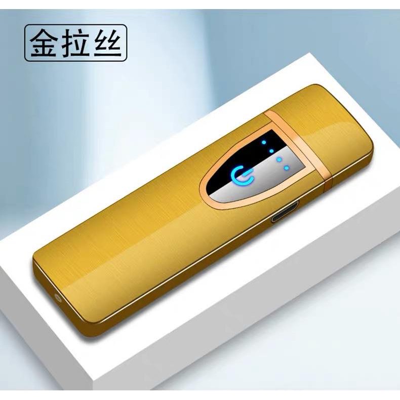 Korek Api Elektrik Lighter Fingerprint Touch Sensor Rechargeable