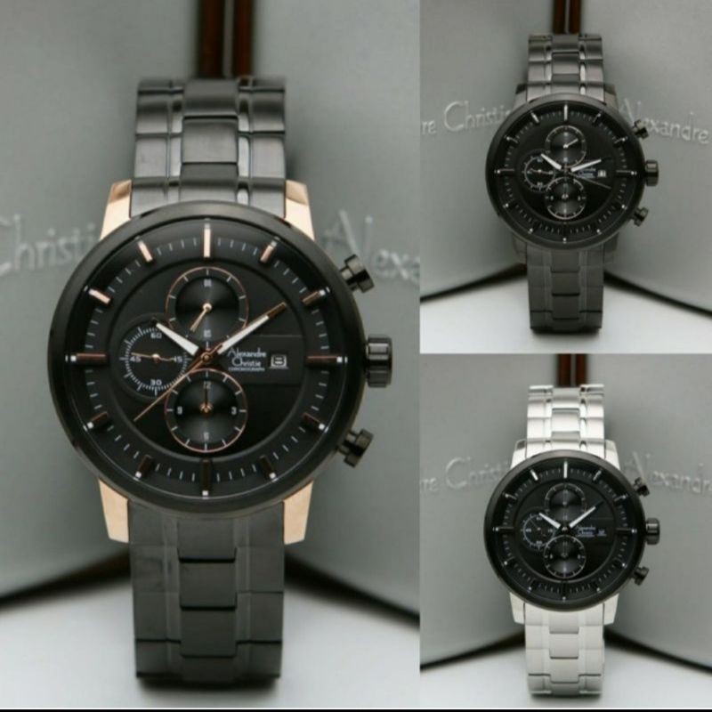 Jam Tangan Pria Original alexandre christie AC-6323/ac6323/AC6323/6323