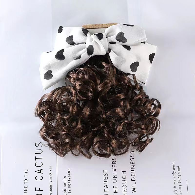 (Hello Girl)F162 Jepitan Wig Anak Motif Love Terbaru Gaya Korea Import