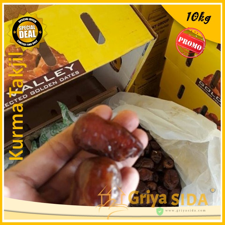 kurma mesir golden valley 10kg Kurma Mesir Madu 10KG BPOM Original PROMO!